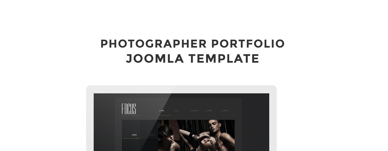 фотограф портфолио отзывчивый шаблон joomla