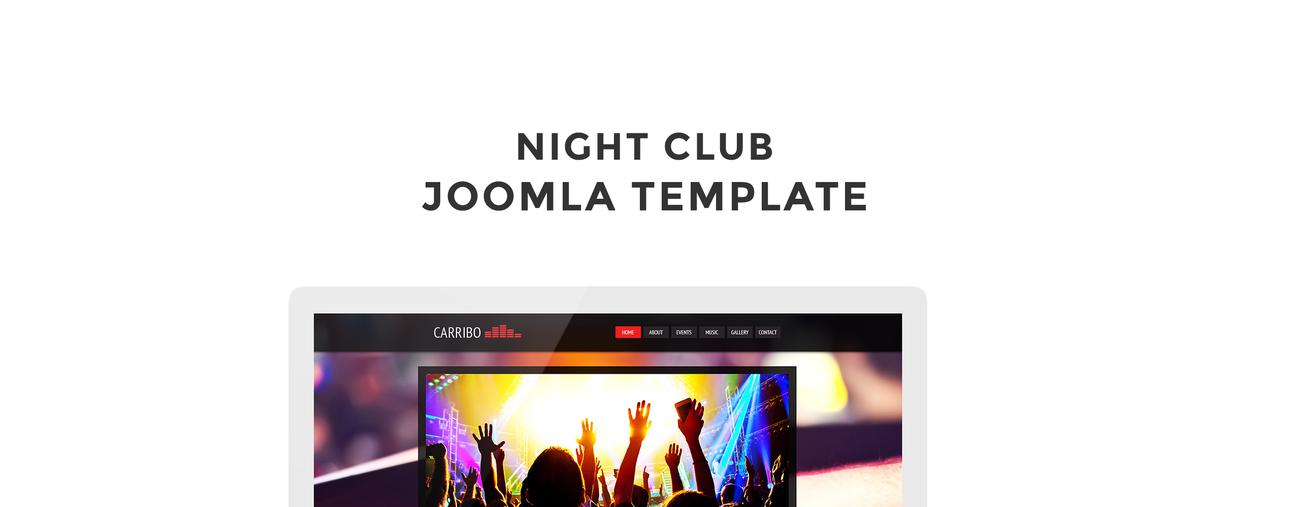 шаблон ночного клуба joomla