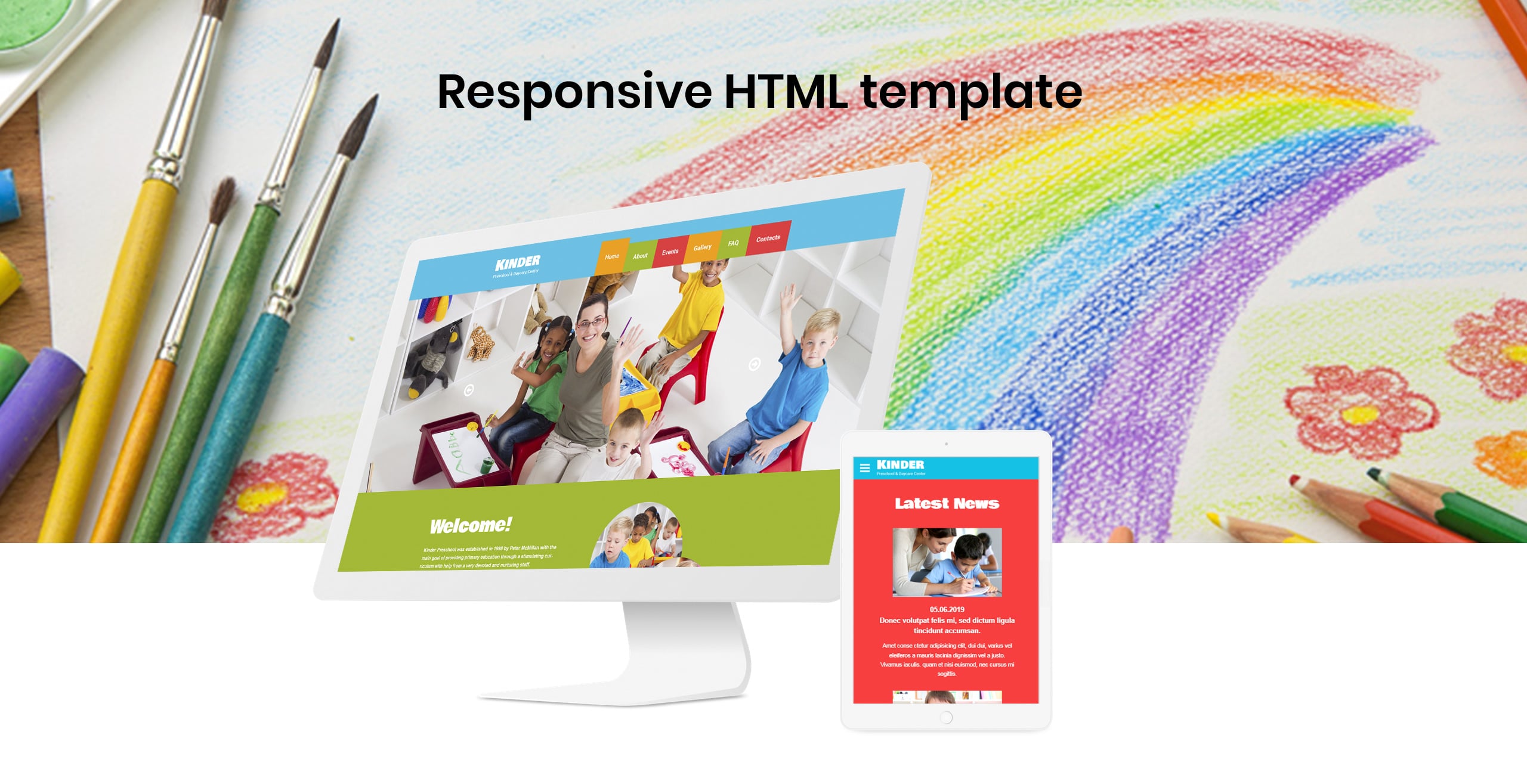 дошкольный центр html5