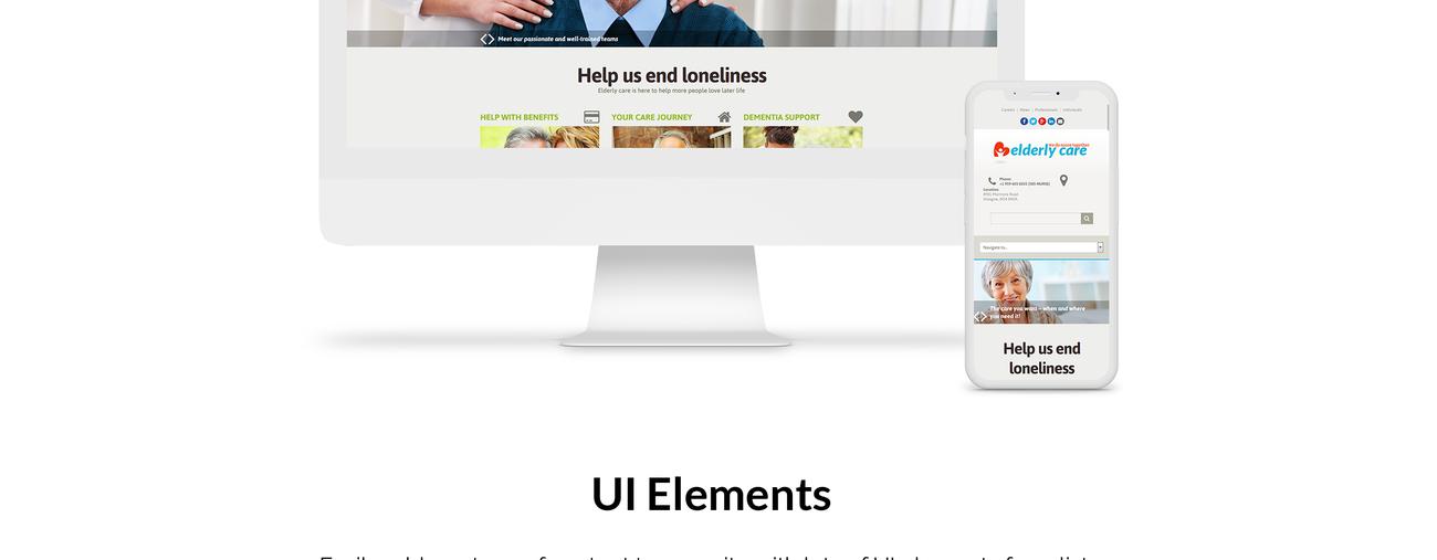 шаблон joomla для ухода за пожилыми людьми