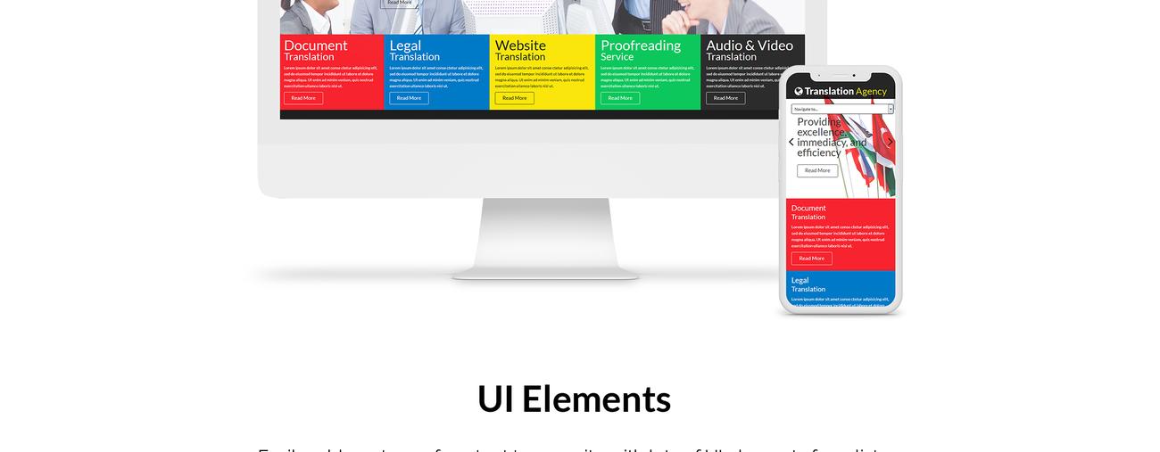 бюро переводов modern joomla template