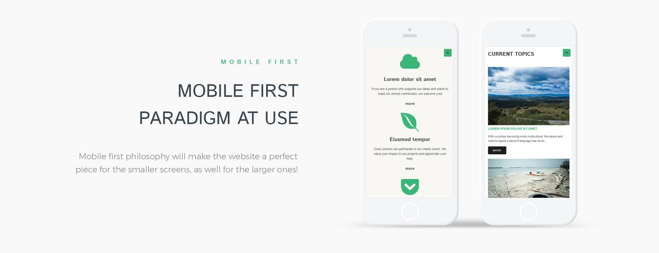 экологическая отзывчивая тема wordpress