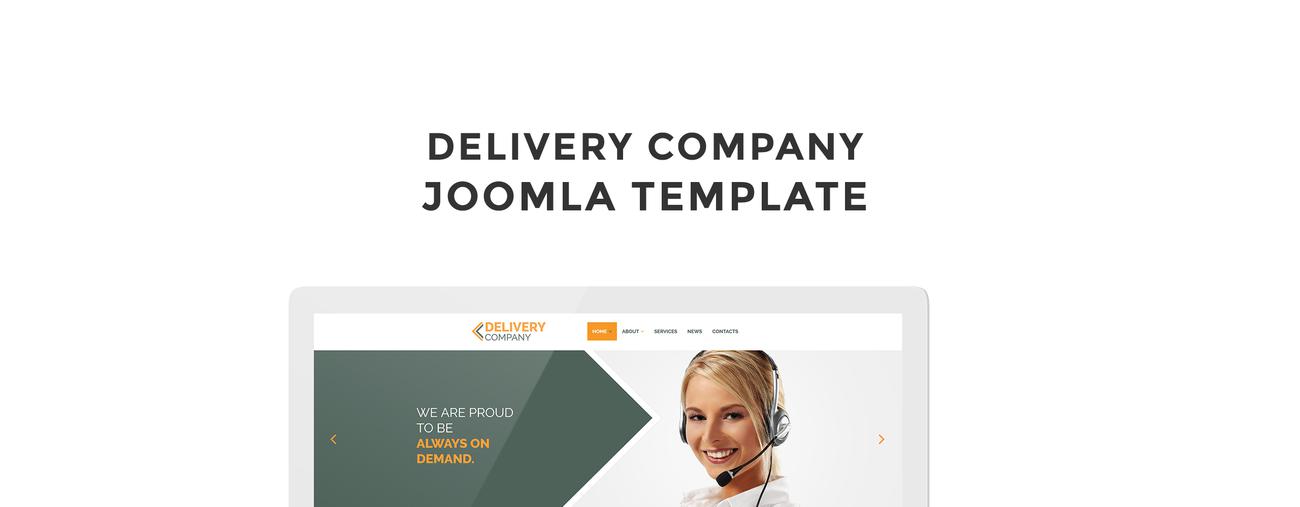 услуги доставки чистого шаблона joomla
