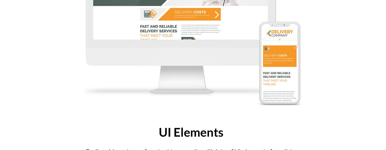 услуги доставки чистого шаблона joomla