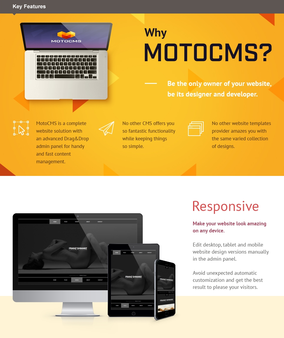 фотограф портфолио moto cms 3 шаблон