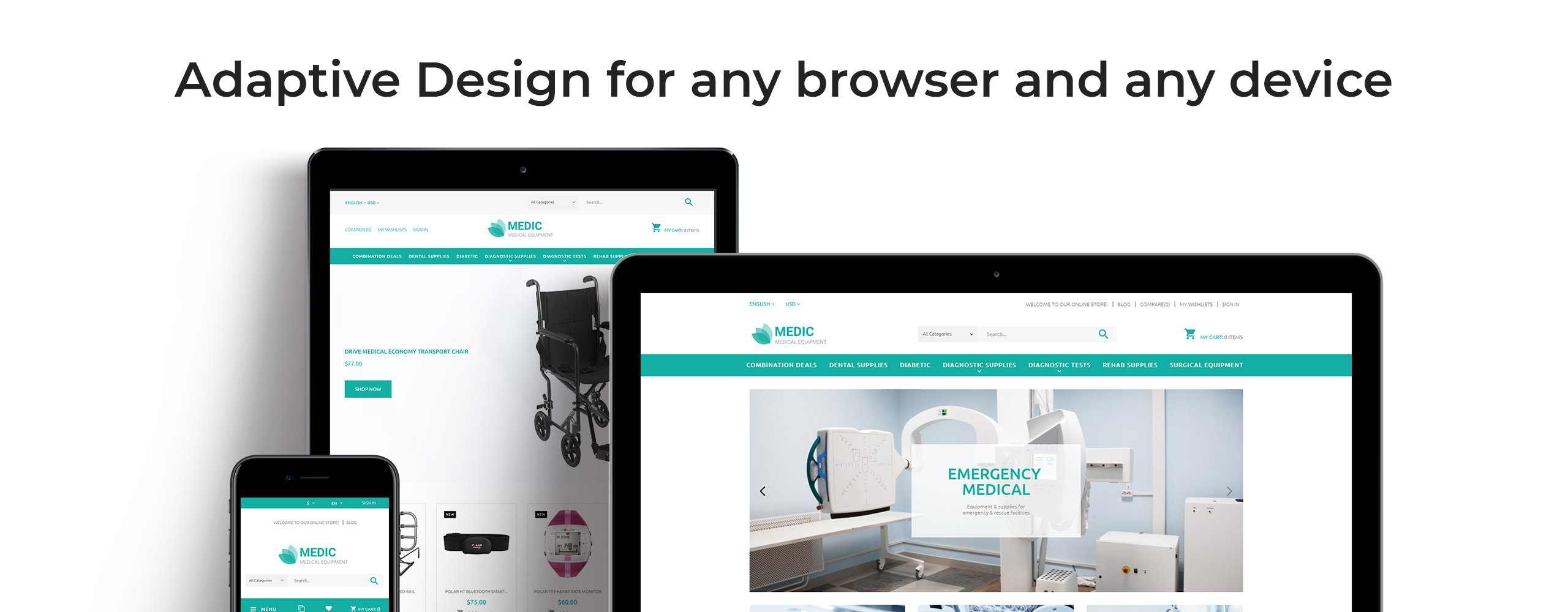 тема prestashop медицинского оборудования