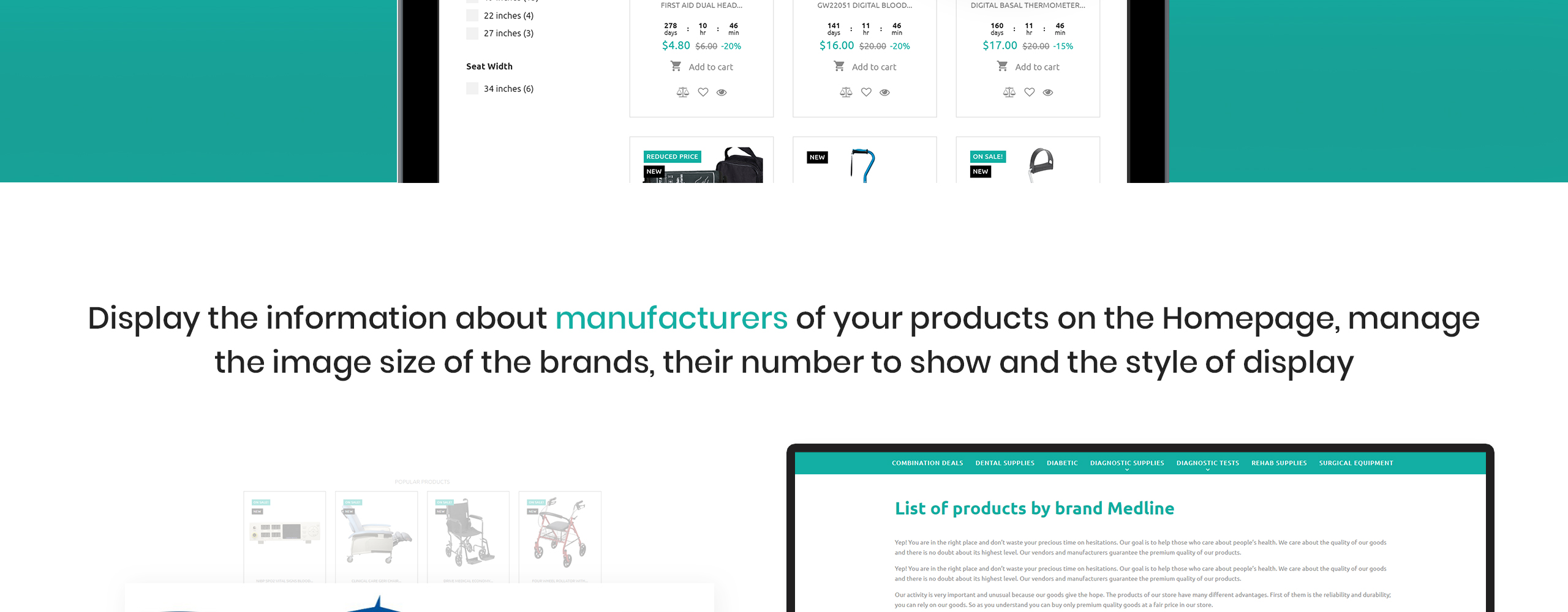 тема prestashop медицинского оборудования