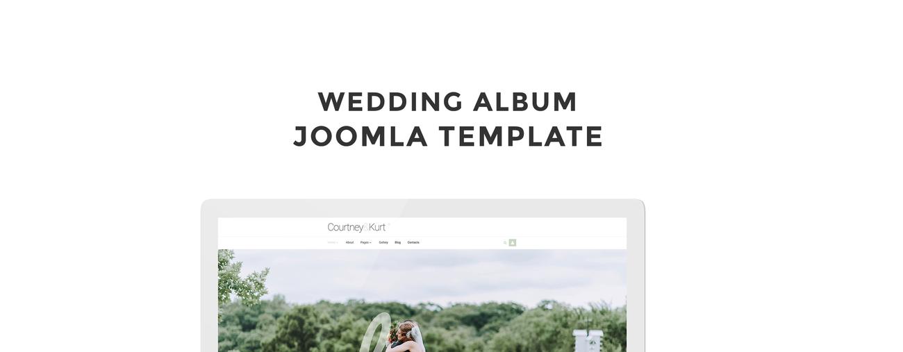свадебный альбом Creative joomla шаблон