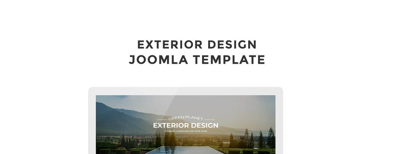 внешний дизайн отзывчивый современный шаблон joomla