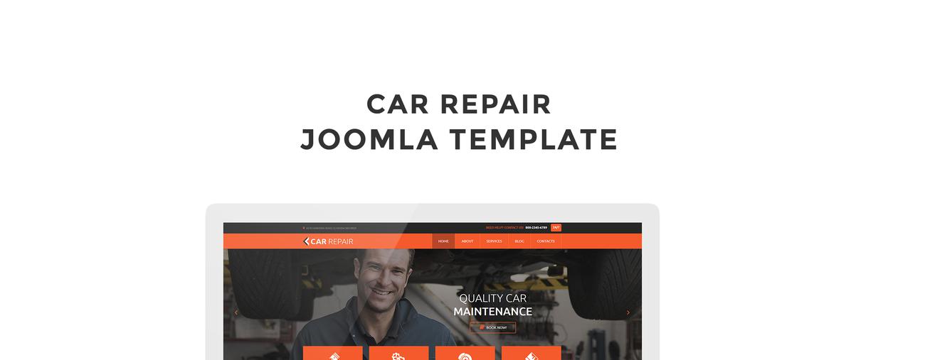шаблон joomla для ремонта автомобилей