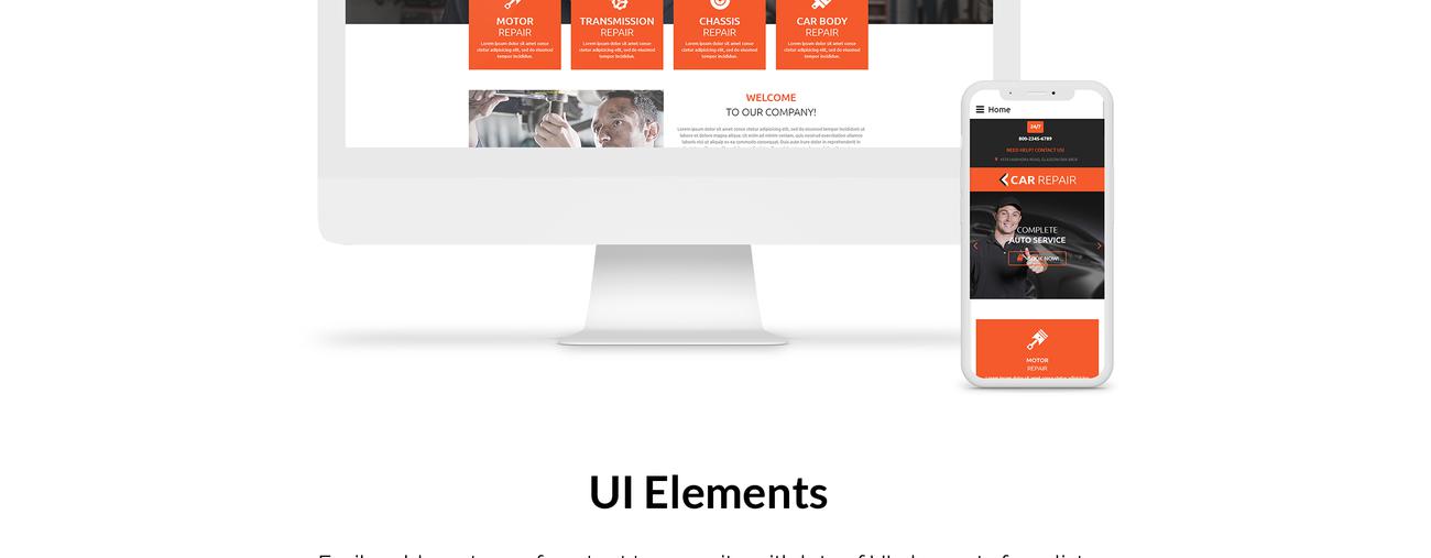 шаблон joomla для ремонта автомобилей