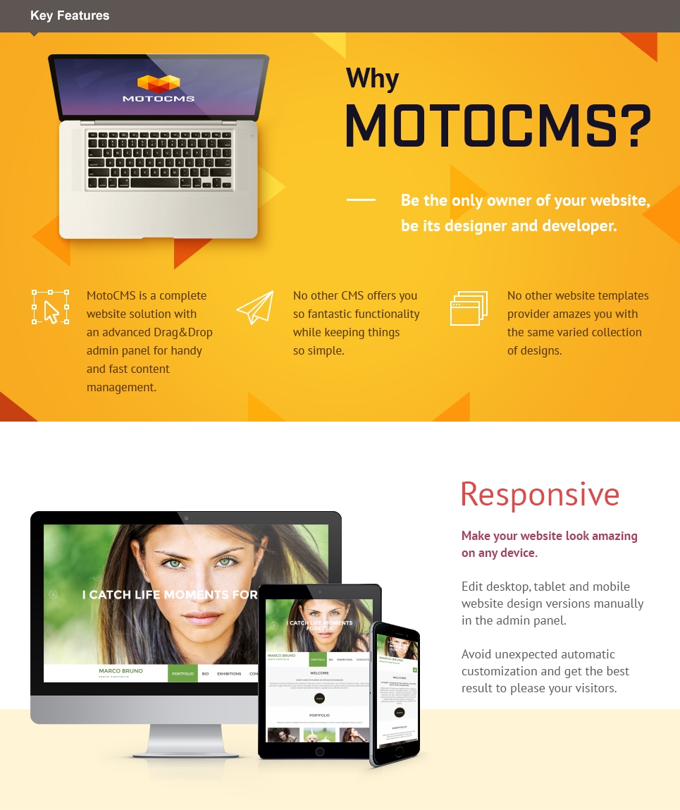 фотограф портфолио фотогалерея шаблон