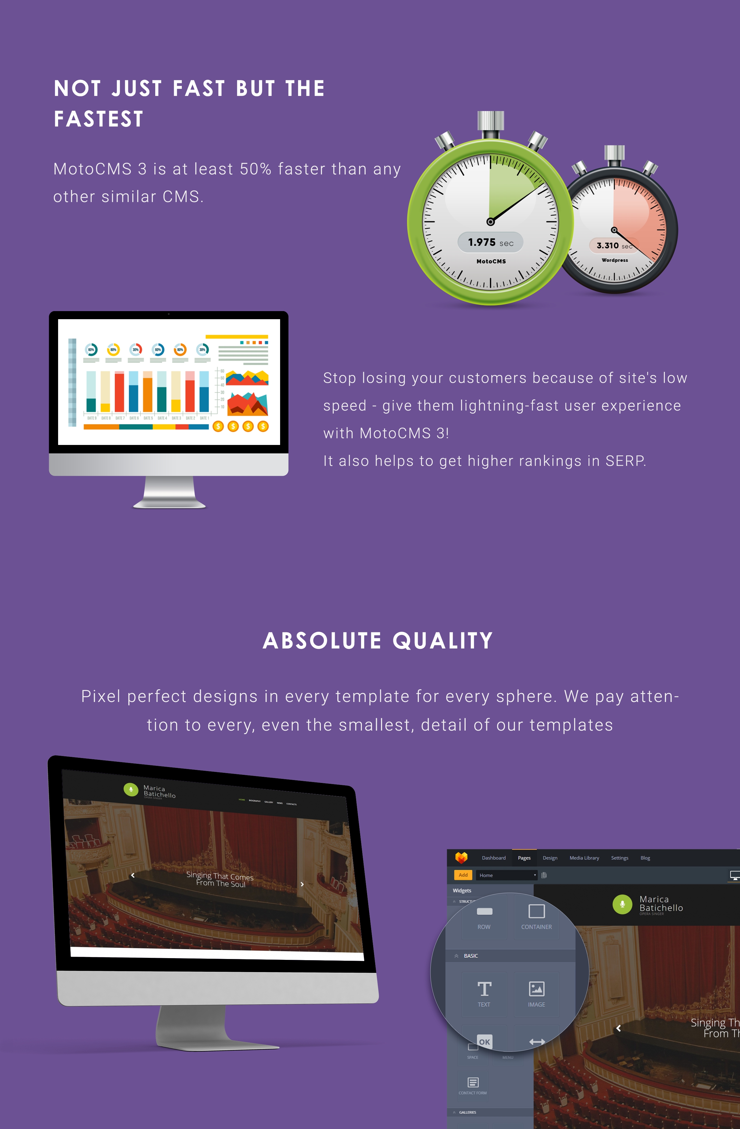 шаблон singer moto cms 3