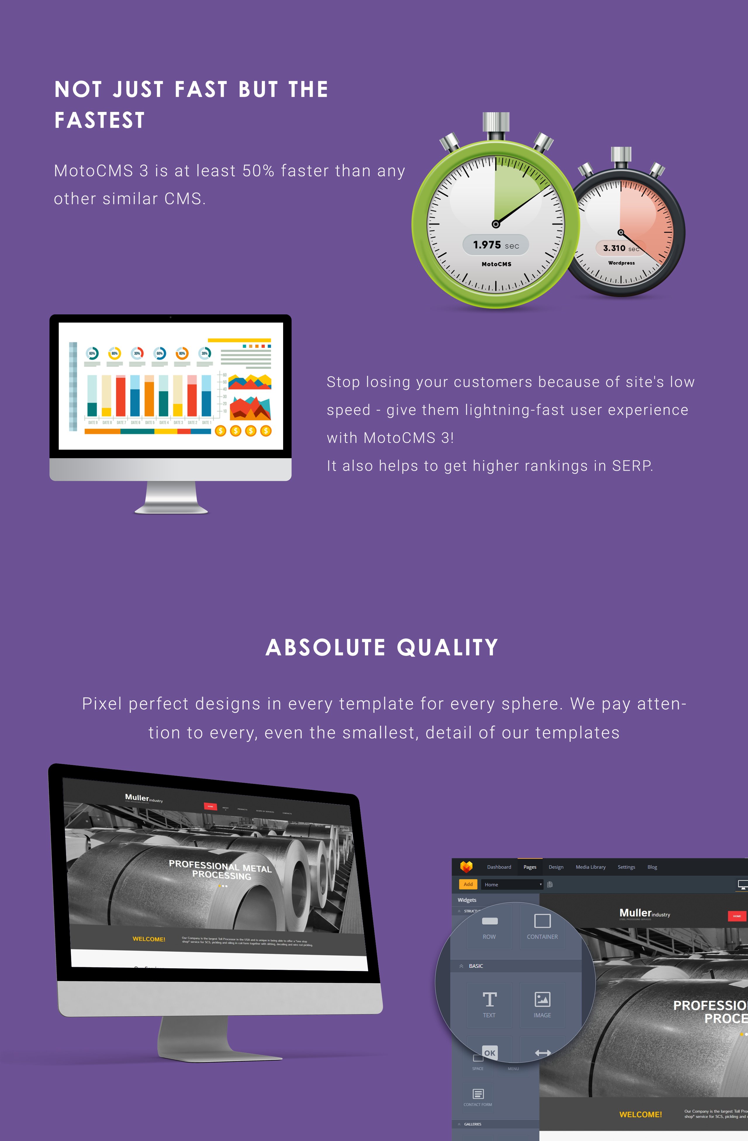 шаблон steelworks moto cms 3