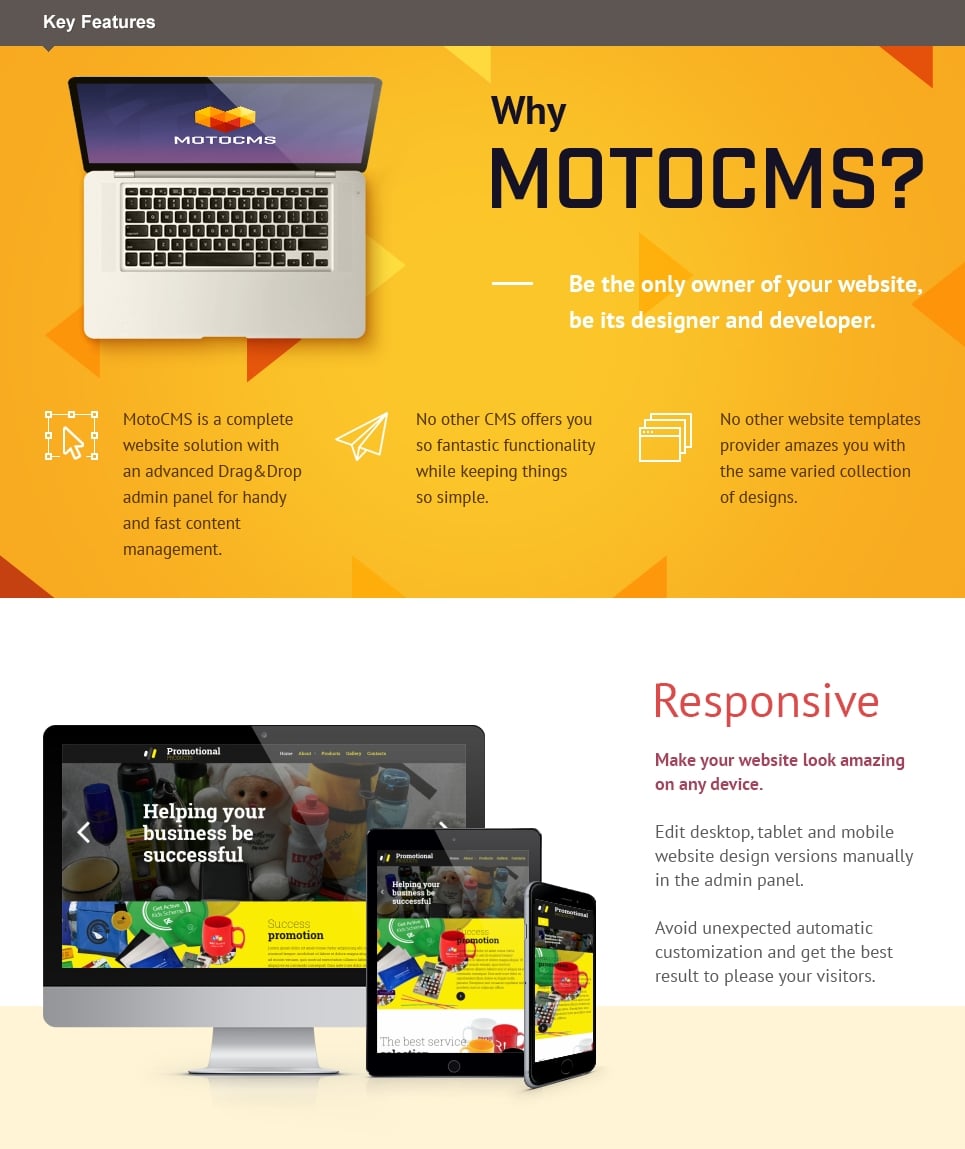 типография moto cms 3 шаблон