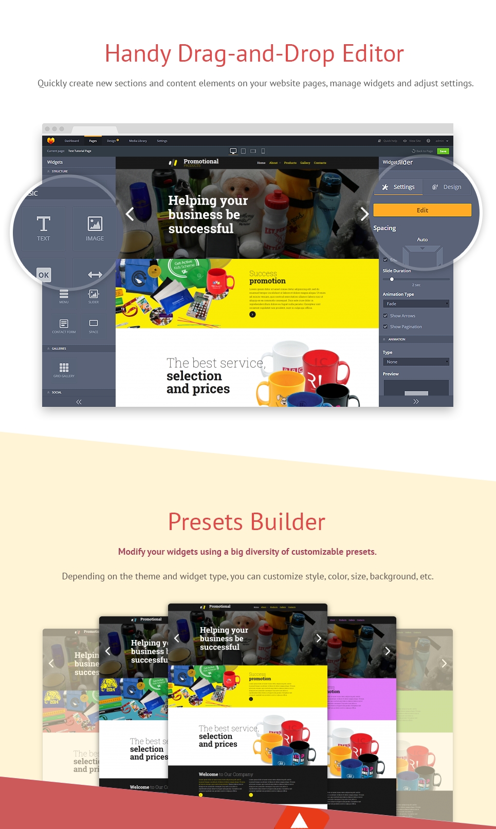 типография moto cms 3 шаблон