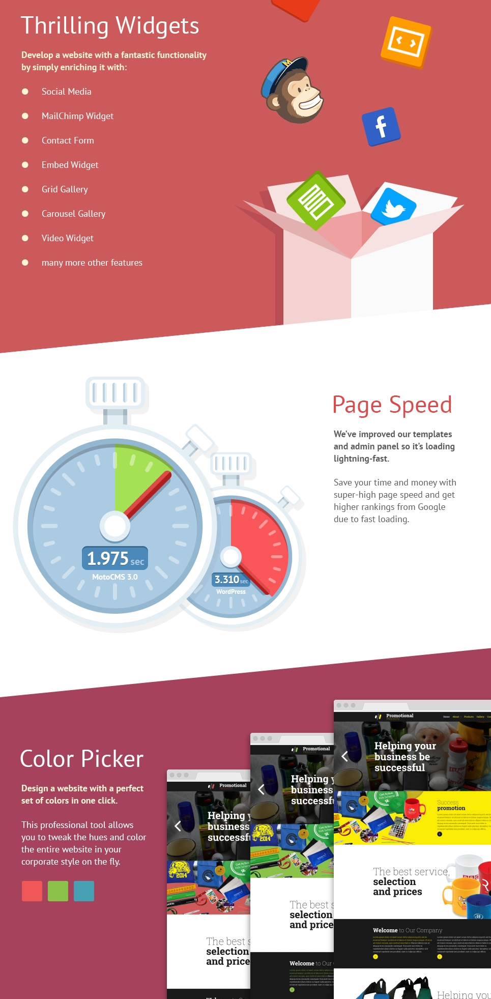 типография moto cms 3 шаблон