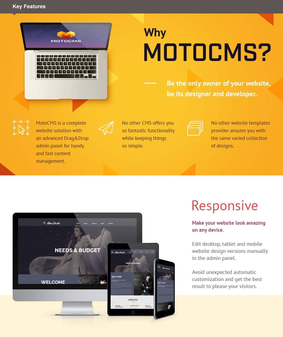 фотограф портфолио фотогалерея шаблон