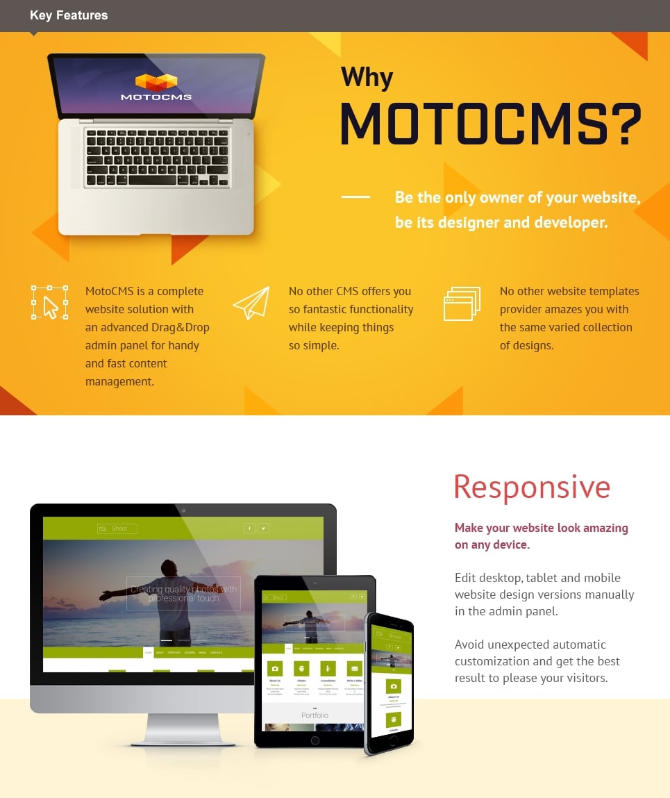 фотограф портфолио фотогалерея шаблон