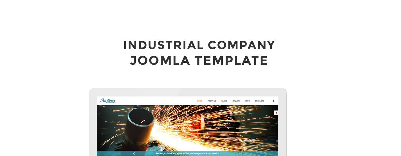 промышленный многостраничный современный шаблон joomla