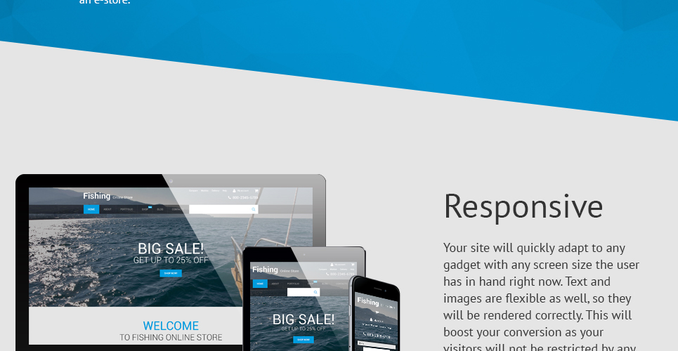 рыболовный интернет-магазин woocommerce theme