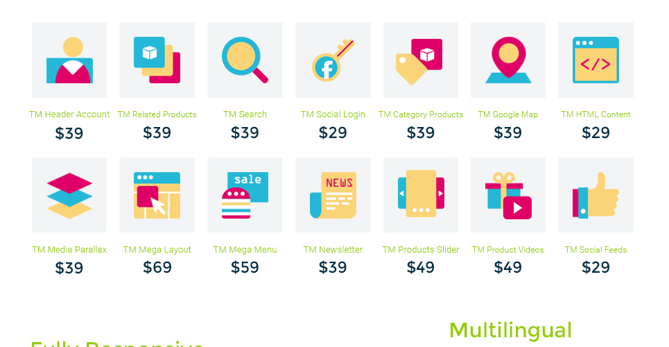 отзывчивая тема prestashop