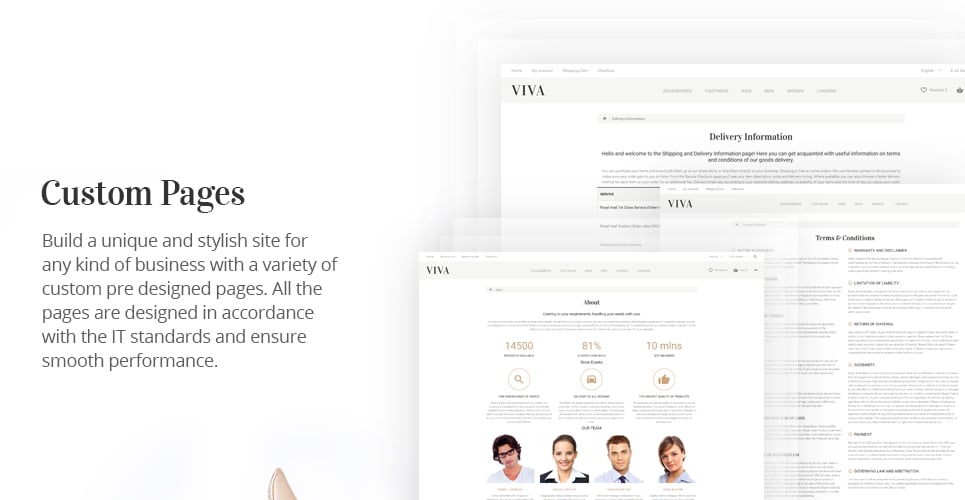 шаблон opencart viva