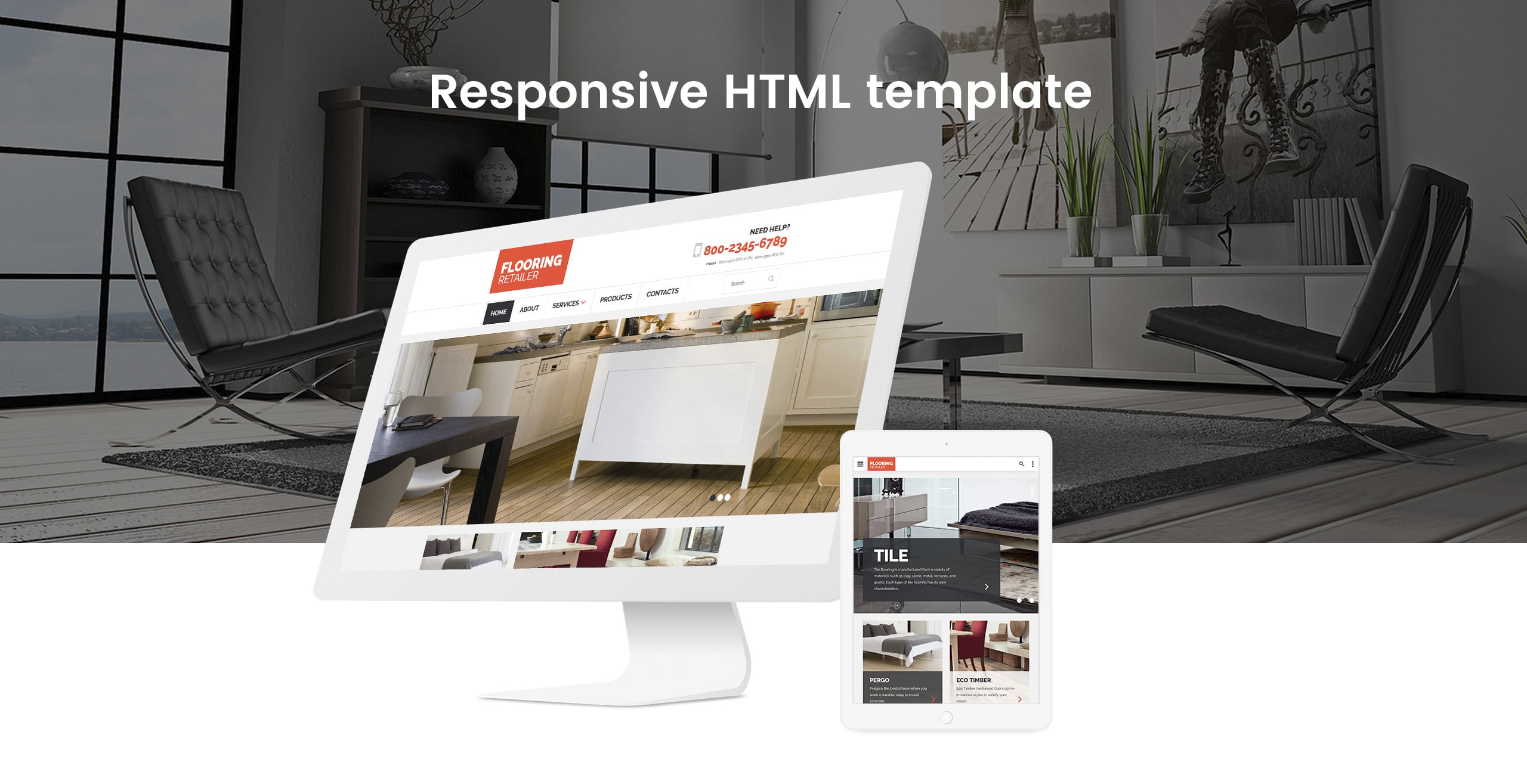 мебель отзывчивый чистый html шаблон сайта