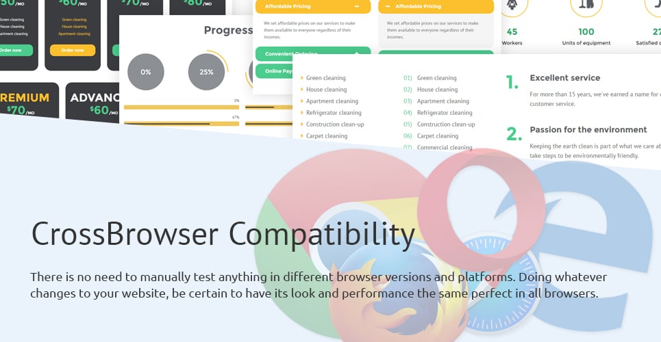 клининговая компания joomla шаблон
