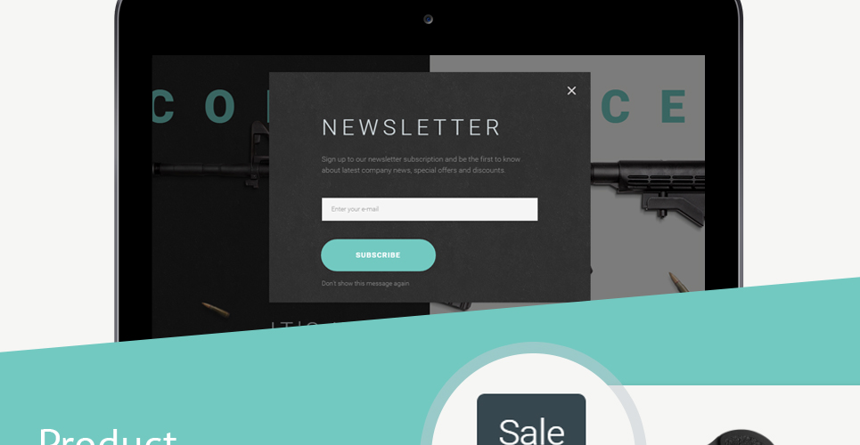 шаблон оружия opencart