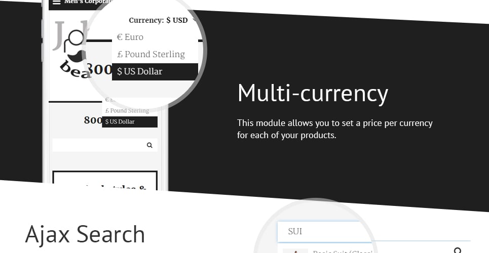 модный магазин отзывчивый шаблон opencart