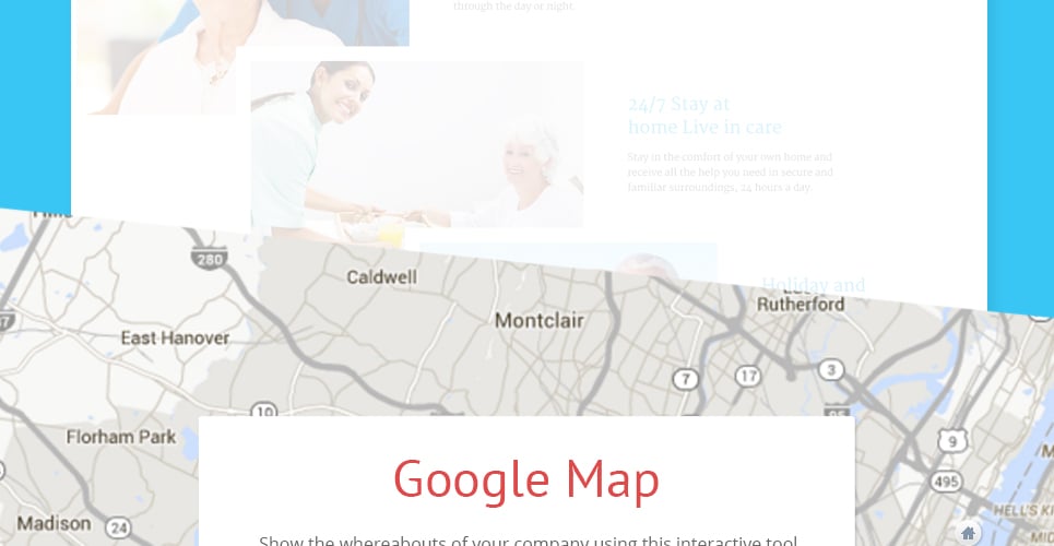 home health care agency joomla шаблон