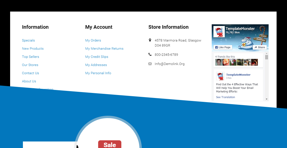 хоккейный магазин prestashop тема