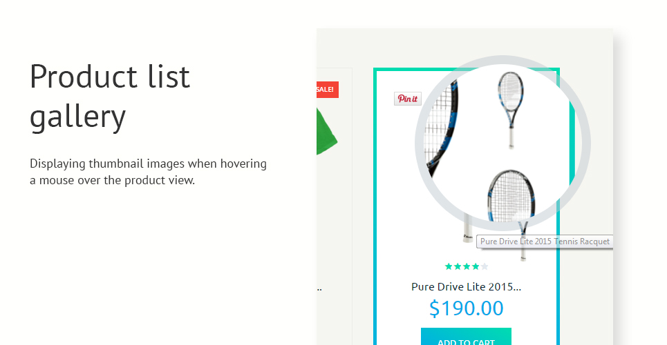 тема tennis sport prestashop