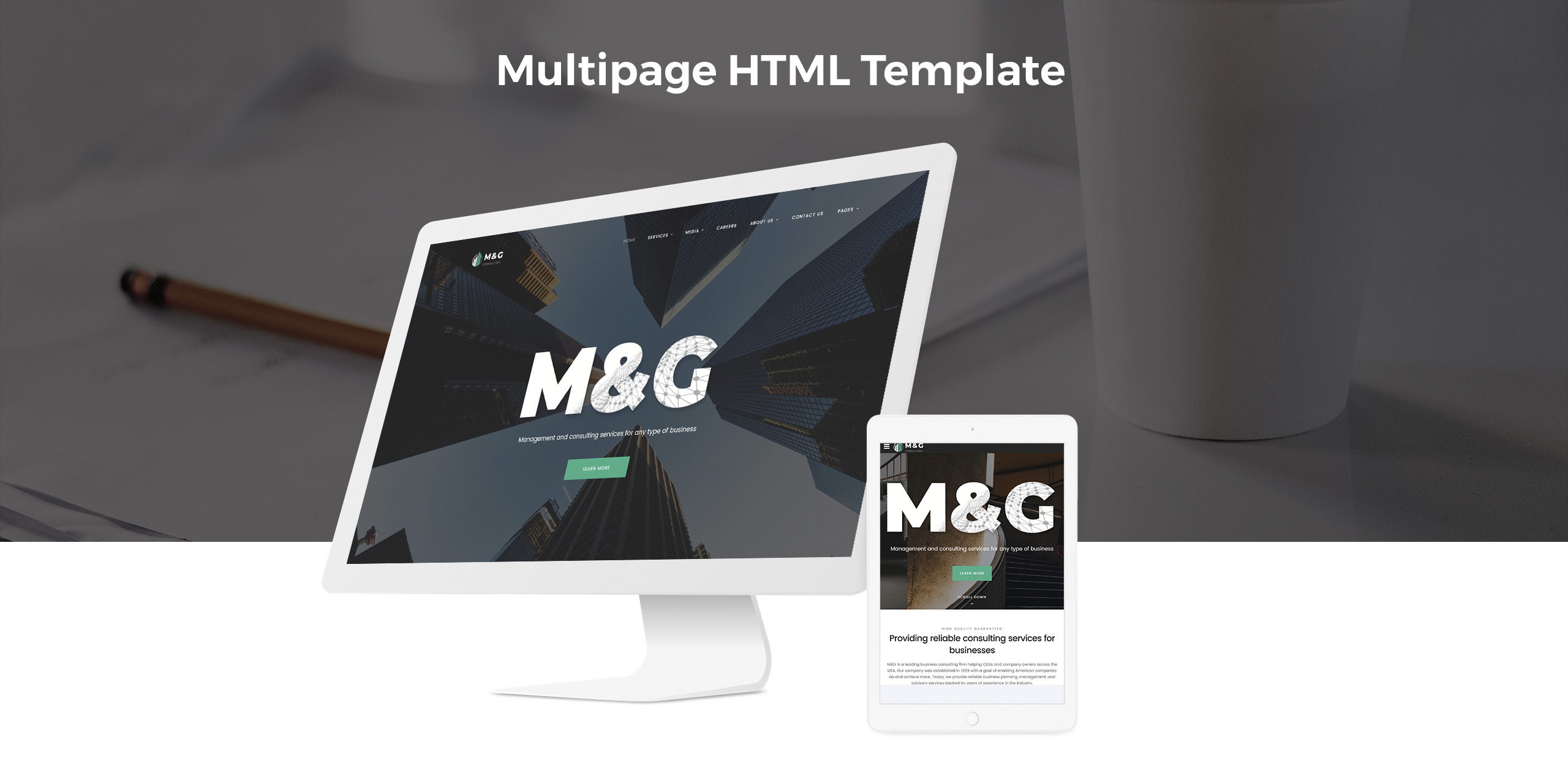 консультационный многостраничный шаблон html5 сайта