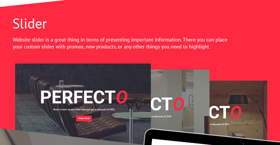 шаблон сайта perfecto