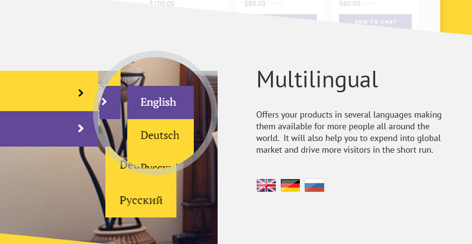 шаблон opencart магазина белья