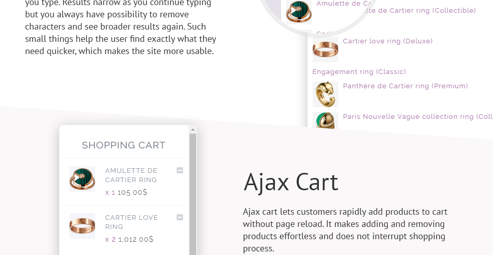 ювелирный отзывчивый шаблон opencart