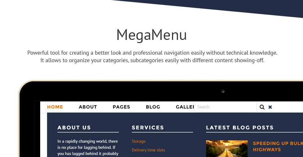 шаблон cargoland joomla