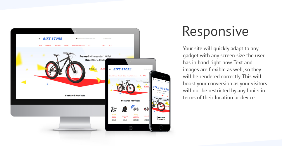 велоспорт отзывчивый шаблон opencart