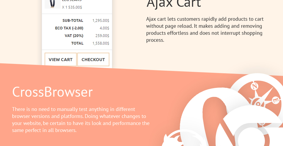 шаблон модного магазина opencart