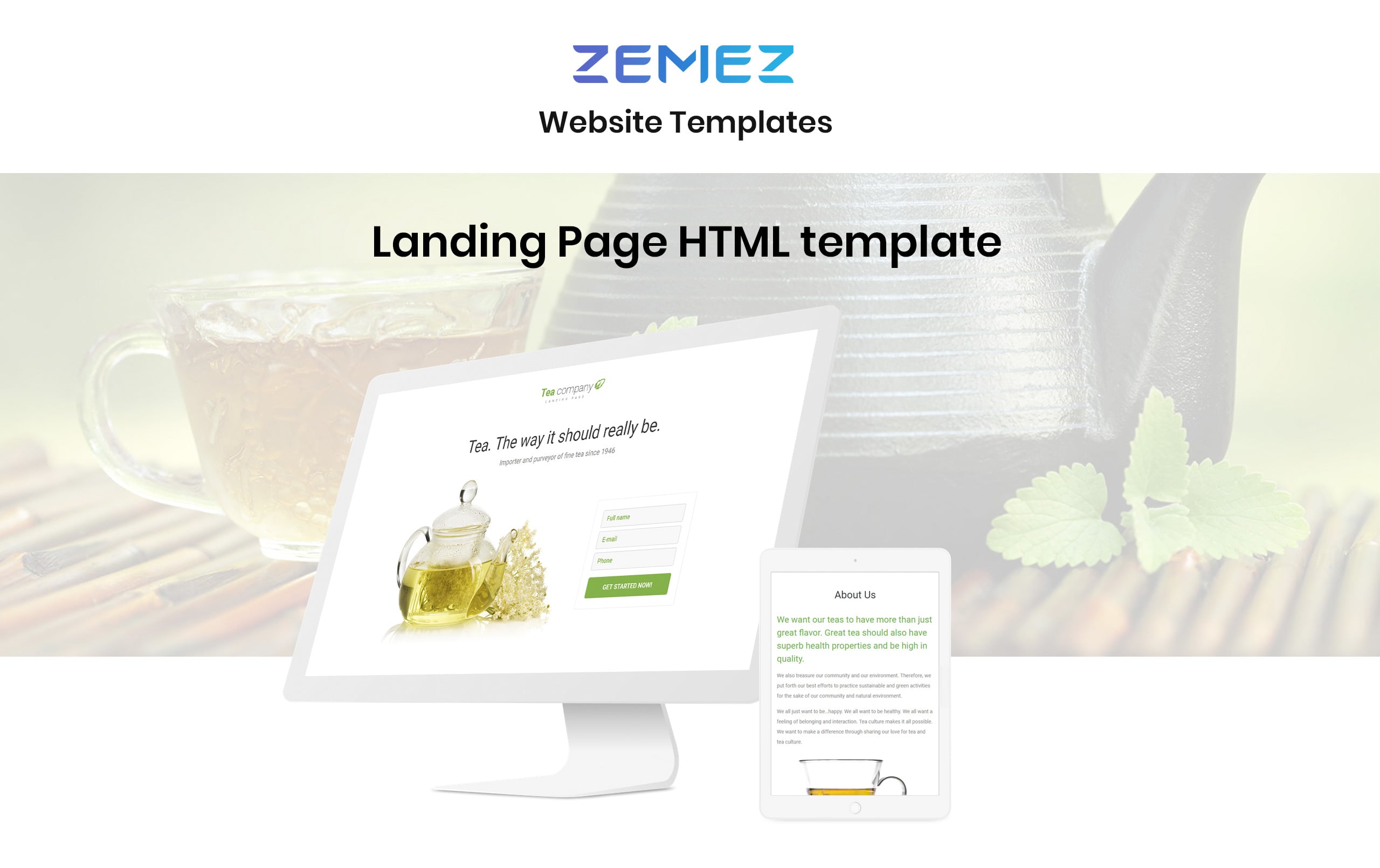 drink store чистый html шаблон целевой страницы