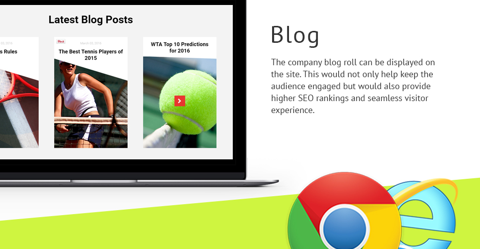 шаблон tennis pro opencart