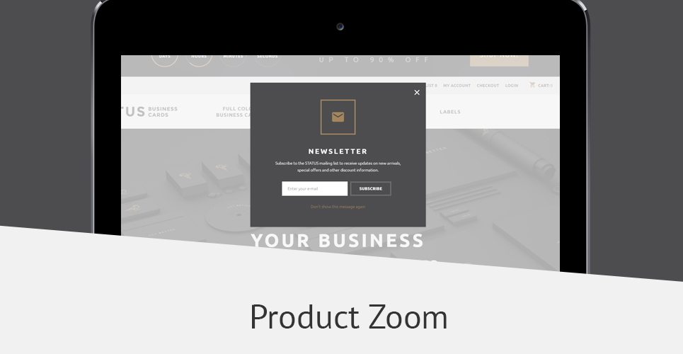 статус шаблона opencart