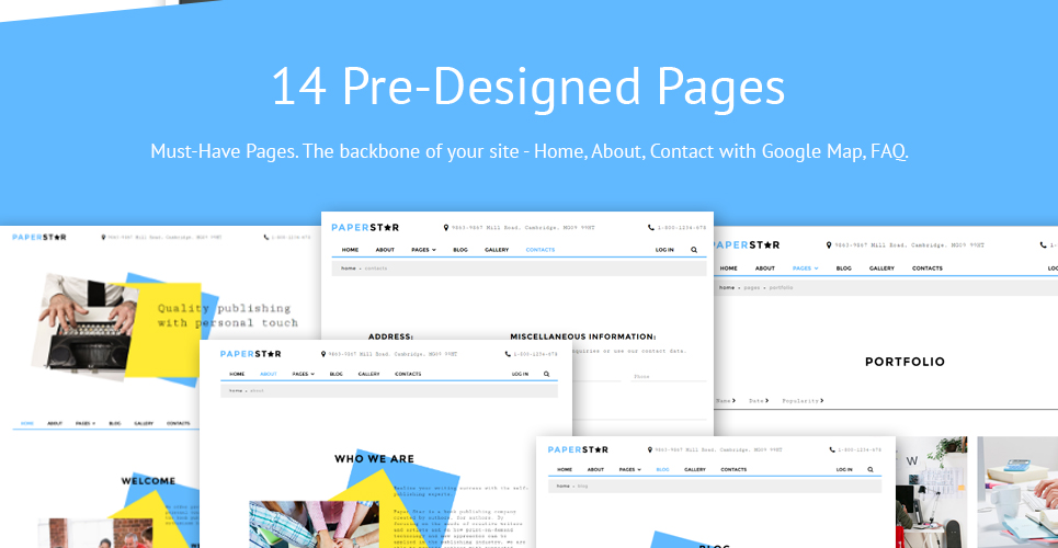 шаблон paper star joomla
