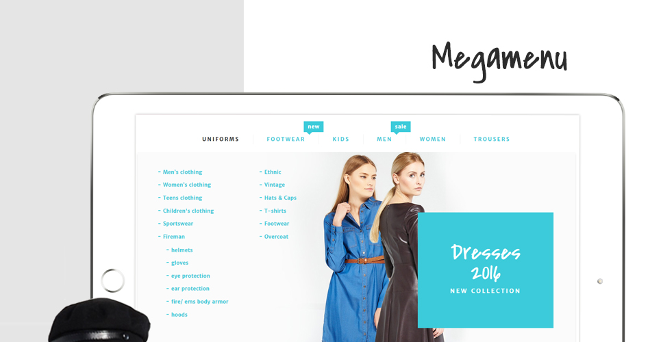 модная одежда prestashop тема