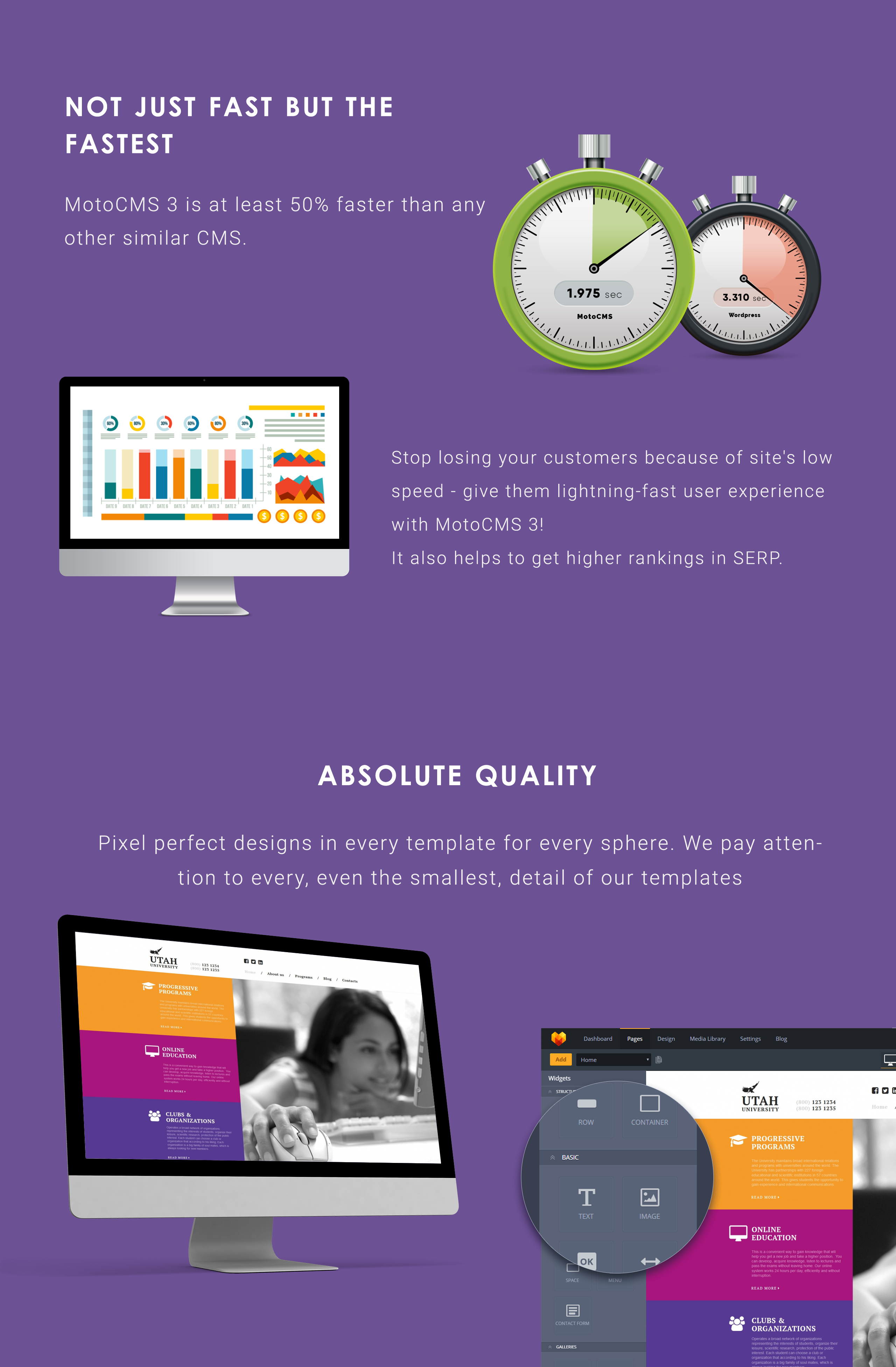 шаблон university moto cms 3