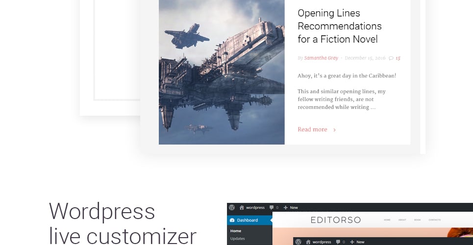 журналист блог wordpress тема