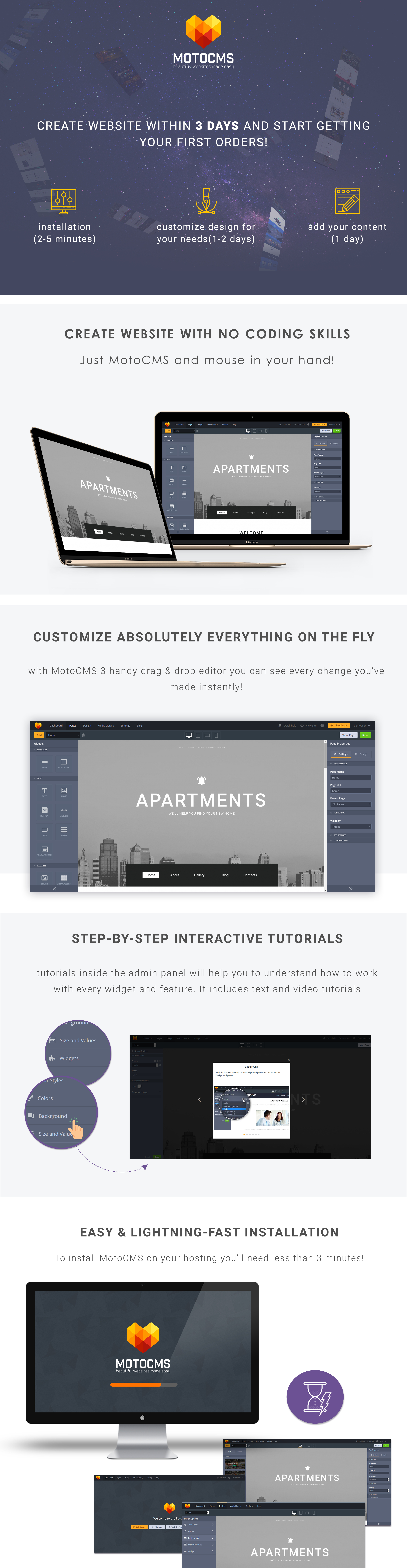 commercial real estate moto cms 3 шаблон