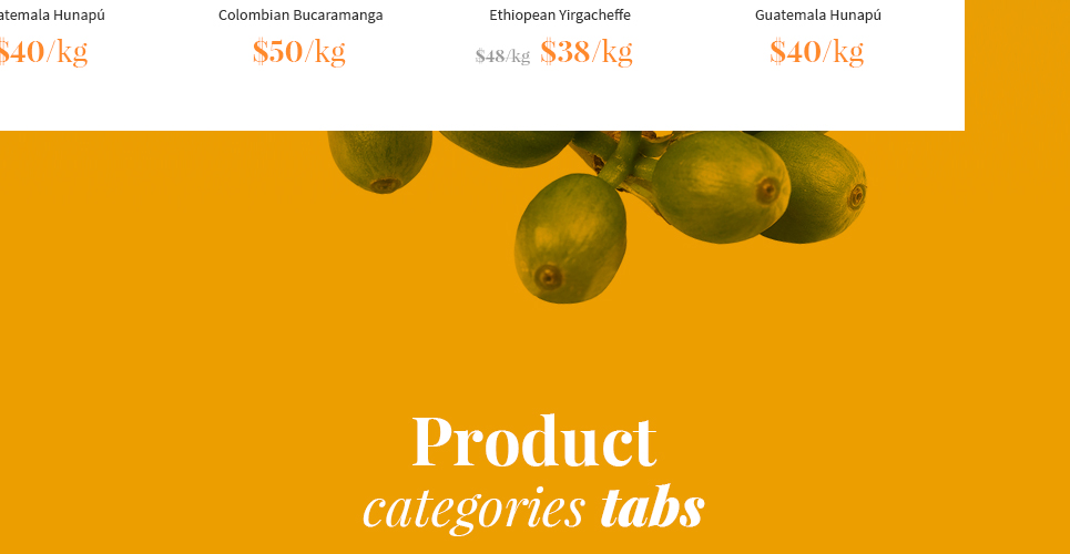 тема кофейни woocommerce